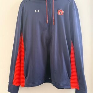 Under Armour AUBURN Blue and Orange Full-Zip Jacket
